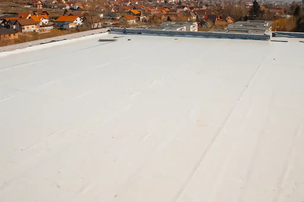 Green Commercial Roof Top Coating
