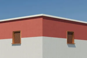 A contractor working on a residential roof.