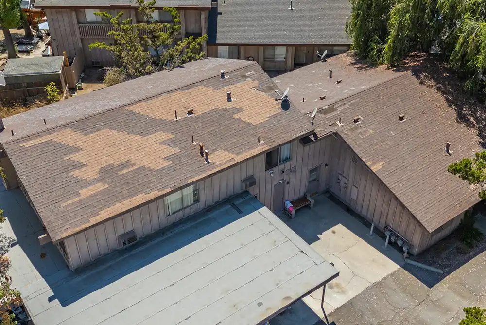 a roof in need of replacement