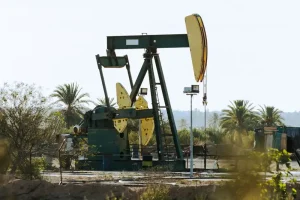 an oil derrick in Southern California